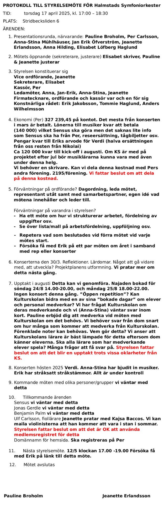 Årsmötesprotokoll 2025